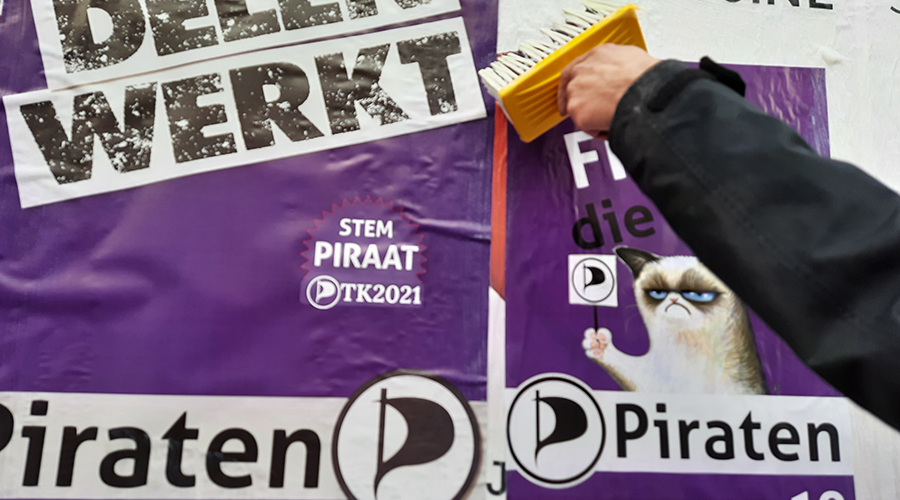 Piratenpartij vlag