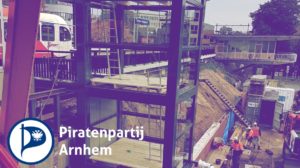 Foto van Werkzaamheden aan Station Arnhem Velperpoort (19-10-2020)